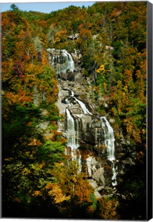 Framed White Water Falls Print