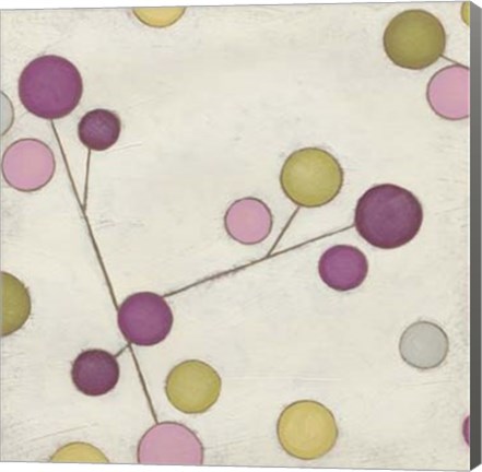 Framed Molecular Blossoms II Print