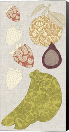 Framed Contour Fruits &amp; Veggies VIII Print