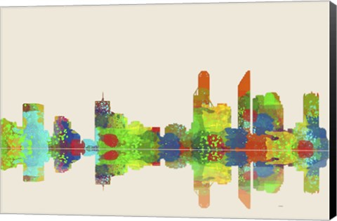 Framed Adelaide SA Skyline 1 Print