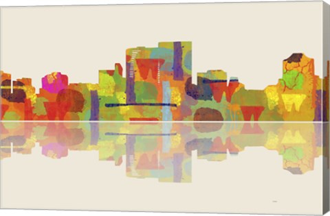 Framed Darwin NT Skyline 2 Print