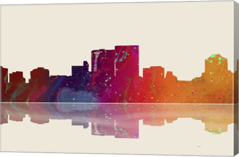 Framed Darwin NT Skyline 3 Print