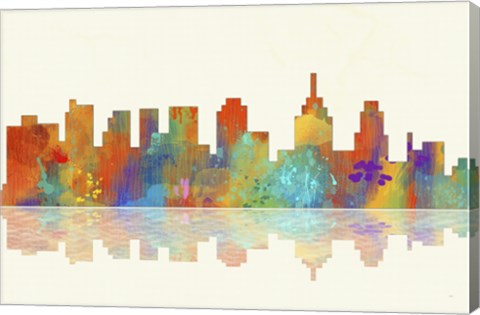 Framed Philadelphia Pennsylvania Skyline 1 Print