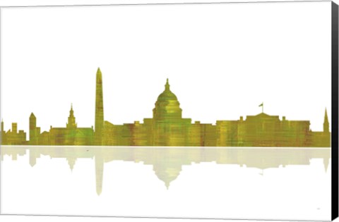 Framed Washington DC Skyline 1 Print