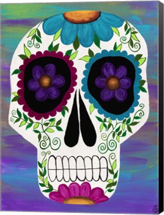 Framed Aster Calavera Print