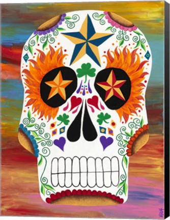 Framed Calavera de Marinero Print