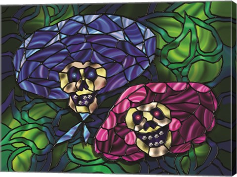 Framed Day of the Dead 4 Print