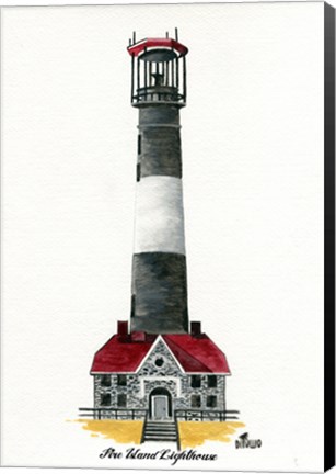 Framed Fire Island Lighthouse, NY Print