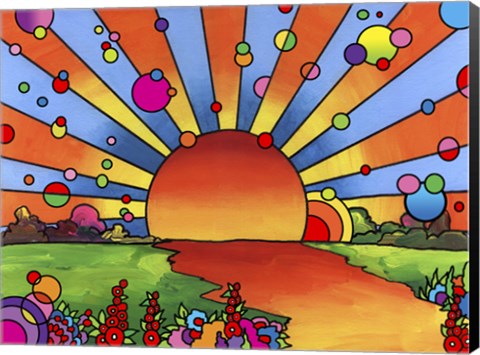Framed 2014 Sunset Print