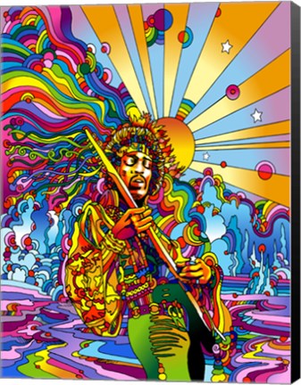 Framed Jimi Color Print