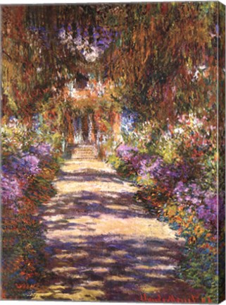 Framed Jardin a Giverny Print