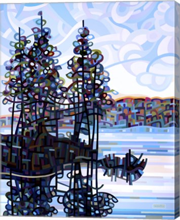 Framed Haliburton Morning Print
