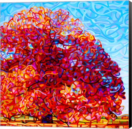 Framed Buddha Tree Print