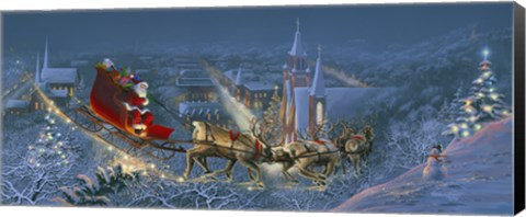 Framed Christmas Travelers 2 Print