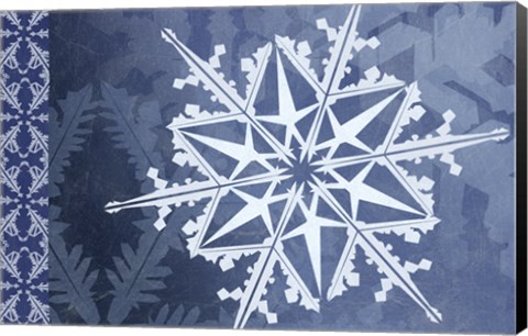 Framed Cristal de Glace I Print