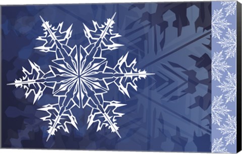 Framed Cristal de Glace IV Print