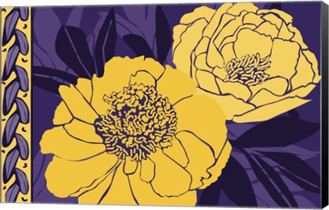 Framed Color Bouquet I Print