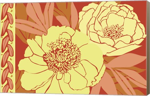 Framed Color Bouquet II Print