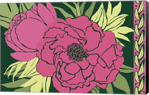 Framed Color Bouquet IV Print