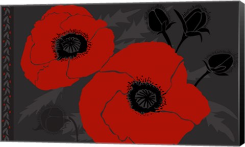 Framed Beautes Rouges IV Print