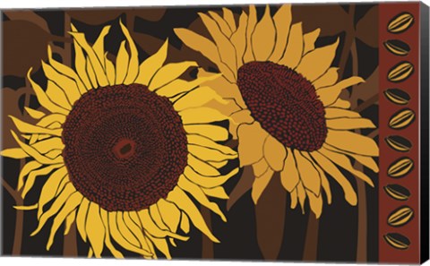 Framed Tournesol I Print