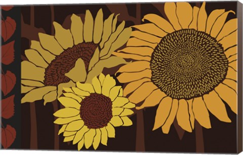 Framed Tournesol III Print