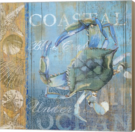 Framed Crab and Sea Print