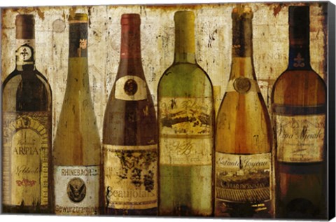 Framed Wine Samples of Europe III Print