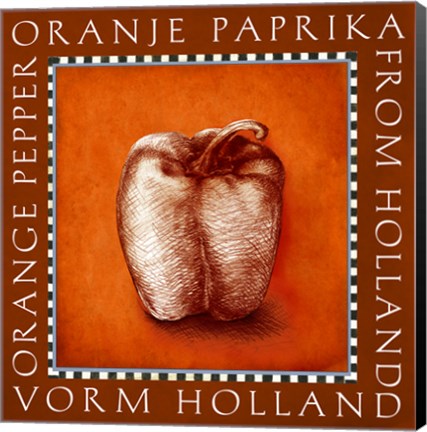 Framed Vegetable Classics I Print