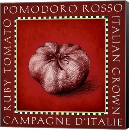 Framed Vegetable Classics II Print