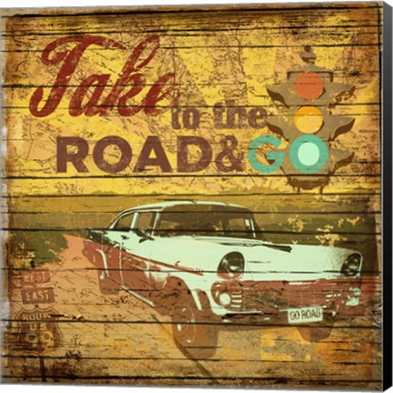 Framed Take to the Road Print