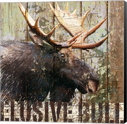 Framed Open Season Moose Print