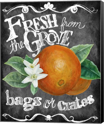 Framed Fresh from the Grove Print