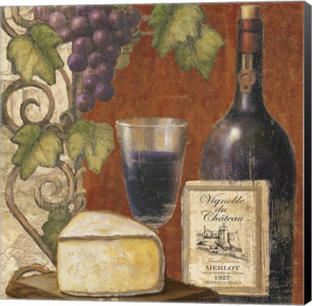 Framed Wine and Cheese Tasting 3 Print
