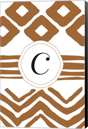 Framed Initials Pattern C Print