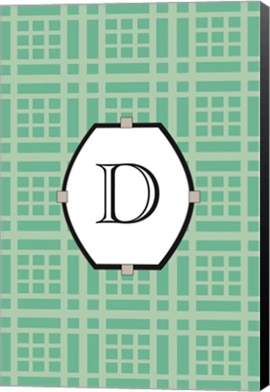 Framed Initials Pattern D Print