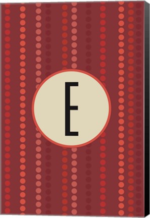 Framed Initials Pattern E Print