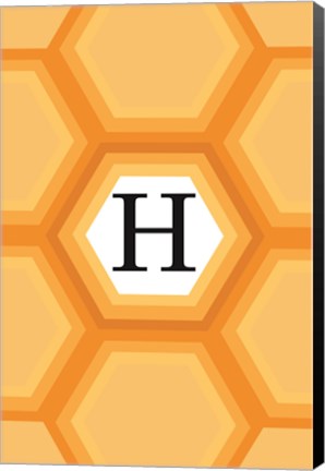 Framed Initials Pattern H Print