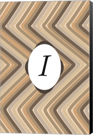 Framed Initials Pattern I Print