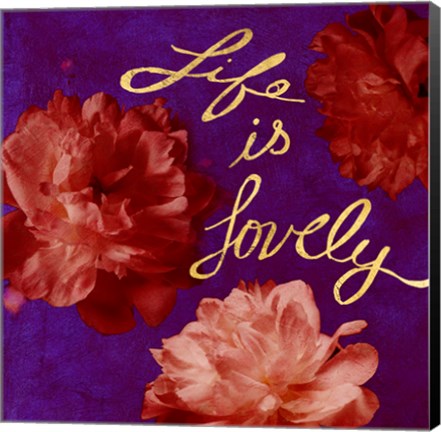 Framed Flowersay 1 Print