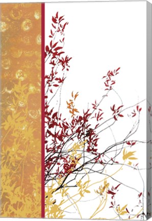Framed Autumn Impasto Print