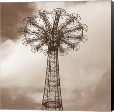 Framed Parachute Jump Print