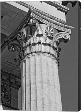 Framed Corinthian Column III Print
