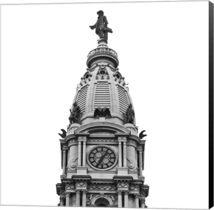 Framed City Hall Spire I Print