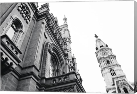 Framed City Hall (Angle) Print