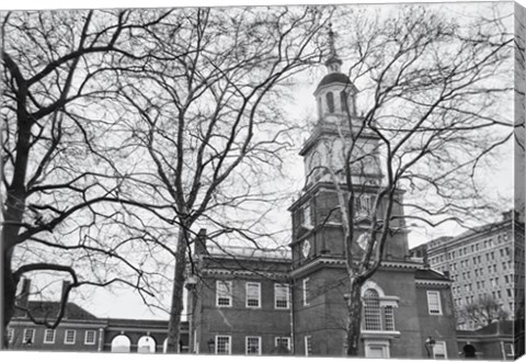 Framed Independence Hall (Horizontal) Print