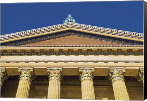 Framed Philadelphia Museum (Pediment II) Print