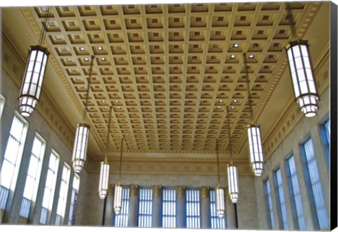 Framed Train Station Detail Print