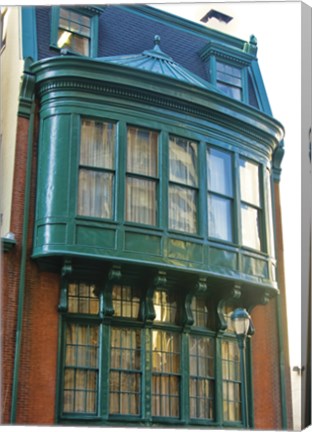 Framed Green Window Print