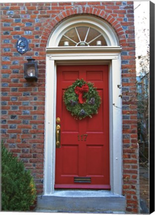 Framed Red Door 117 Print